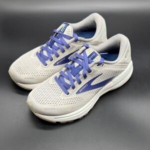 Brooks Adrenaline GTS 22 Womens Running Shoes Grey Blue 1203531B045 Size 6.5 B